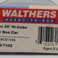 Walthers 932-7102 HO Scale CSX Gunderson 50' Hi-Cube Paper Boxcar #151104 LN/Box