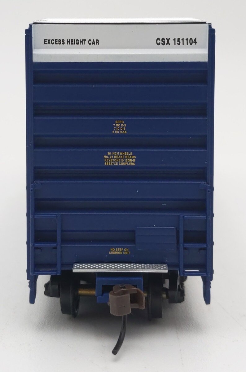 Walthers 932-7102 HO Scale CSX Gunderson 50' Hi-Cube Paper Boxcar #151104 LN/Box