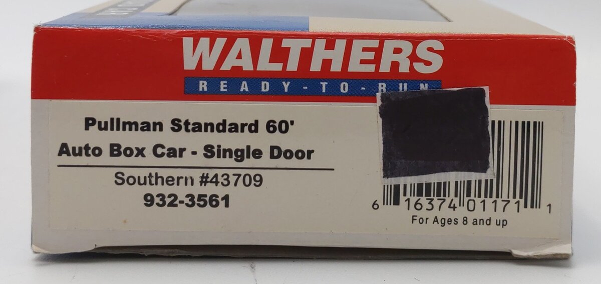 Walthers 932-3561 HO Scale Southern Pullman Standard Auto Box Car #43709 EX/Box