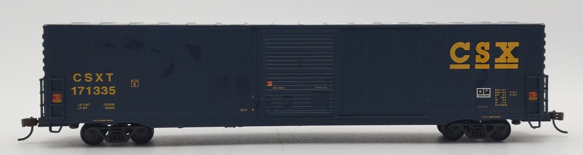 Walthers 932-3558 HO CSX Pullman Standard 60' Auto Single Door Boxcar #171335 EX/Box
