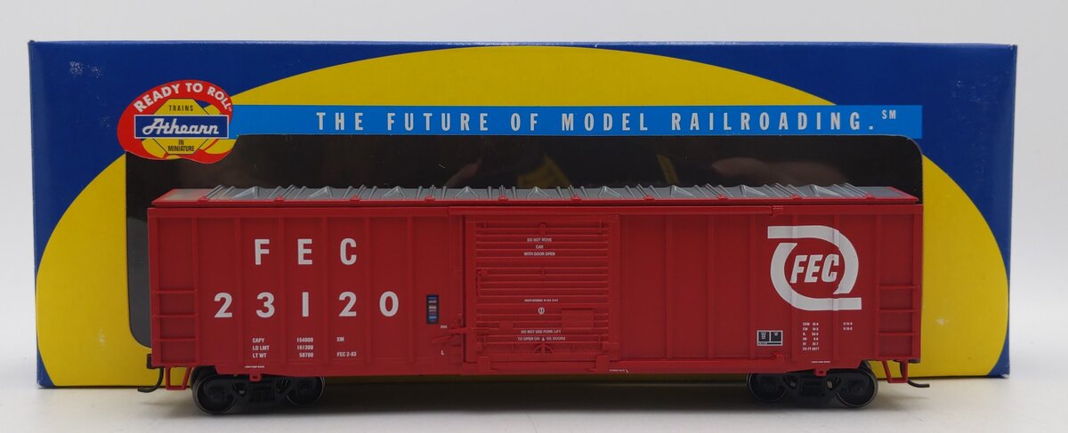 Athearn 7063 HO Florida East Coast 50' ACF Boxcar #23120 LN/Box