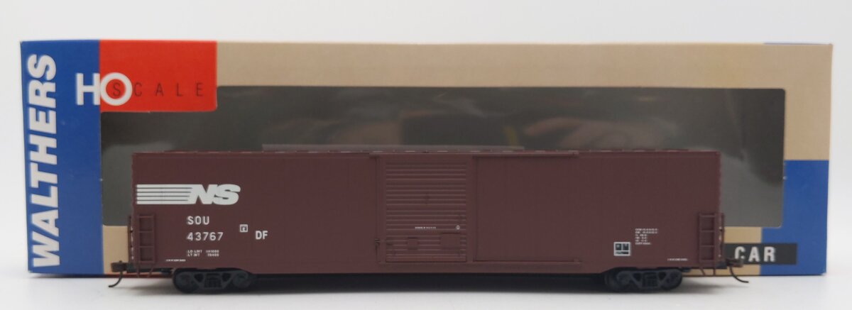 Walthers 932-3555 HO NS Pullman Standard 60' Auto Box Car - Single Door #43767 LN/Box