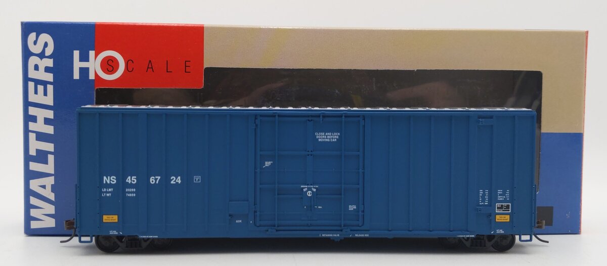Walthers 932-7112 NS HO Gunderson 50' Hi-Cube Boxcar #456724 LN/Box