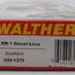 Walthers 932-1370 HO Scale Southern EMD SW-1 Diesel Locomotive #2007 MT/Box