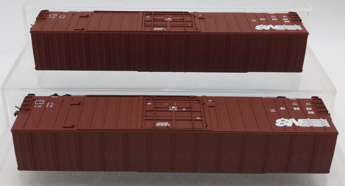 Walthers 932-26043 HO Scale Norfolk Southern 60' Gunderson Boxcars (2-Pack) EX/Box