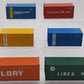 Athearn 2311 HO "Containers of the World" Containers (Set of 6) EX/Box