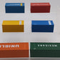Athearn 2311 HO "Containers of the World" Containers (Set of 6) EX/Box