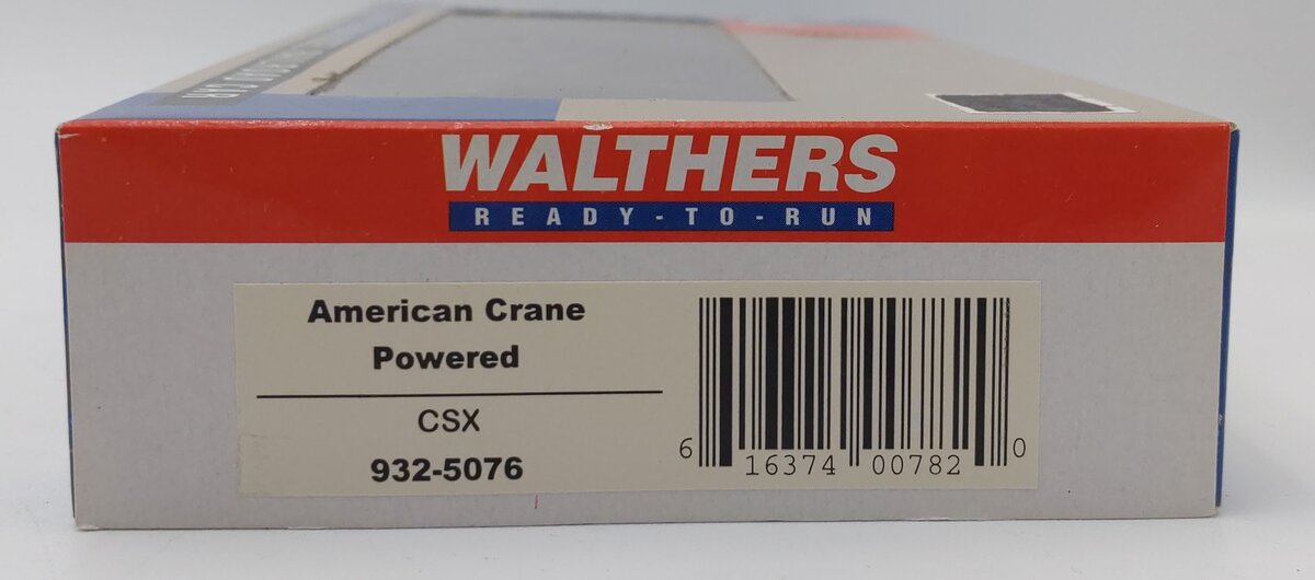 Walthers 932-5076 HO Scale CSXT American Crane Car #960406 -Powered EX/Box