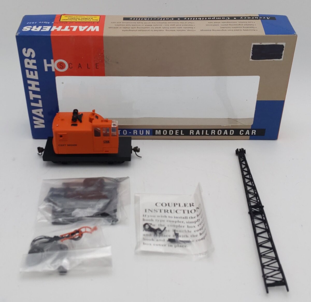 Walthers 932-5076 HO Scale CSXT American Crane Car #960406 -Powered EX/Box