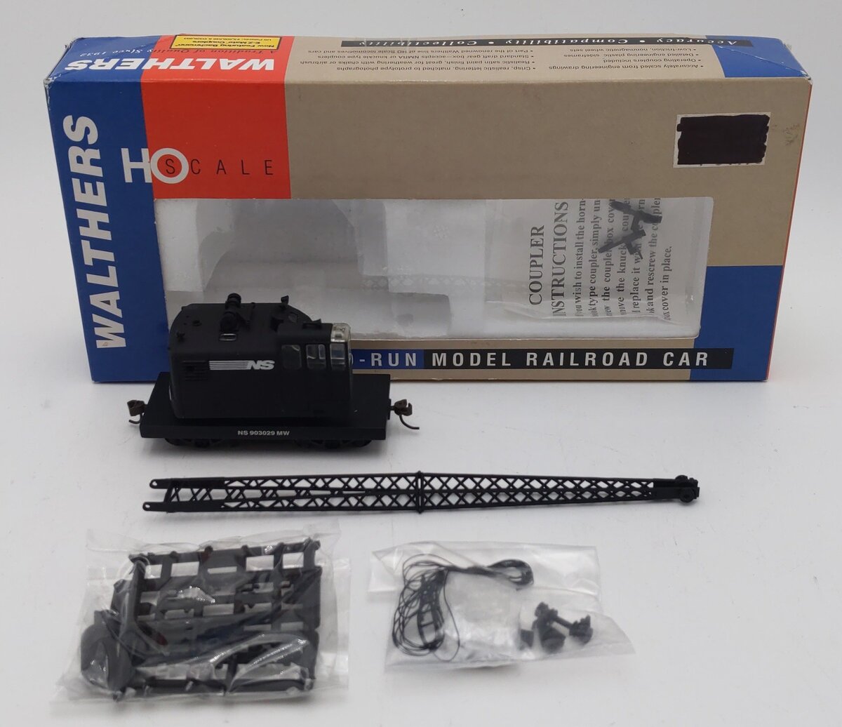 Walthers 932-5078 HO Scale Norfolk Southern American Crane [Powered] EX/Box