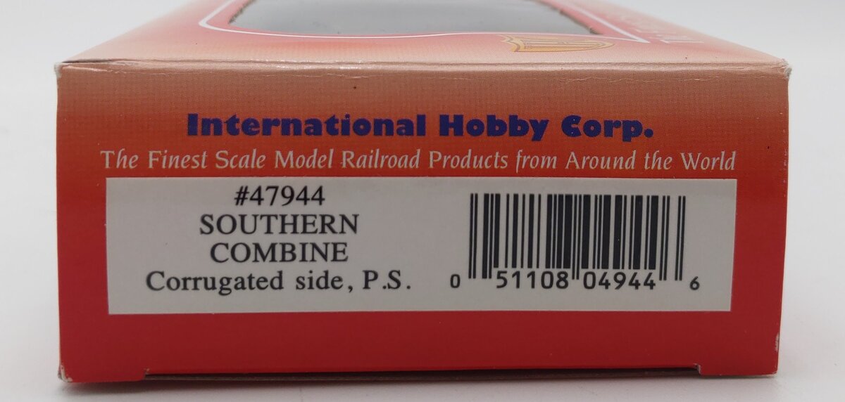 IHC 47944 HO SOU Delaware Corrugated Side PS Combine Car #702 EX/Box