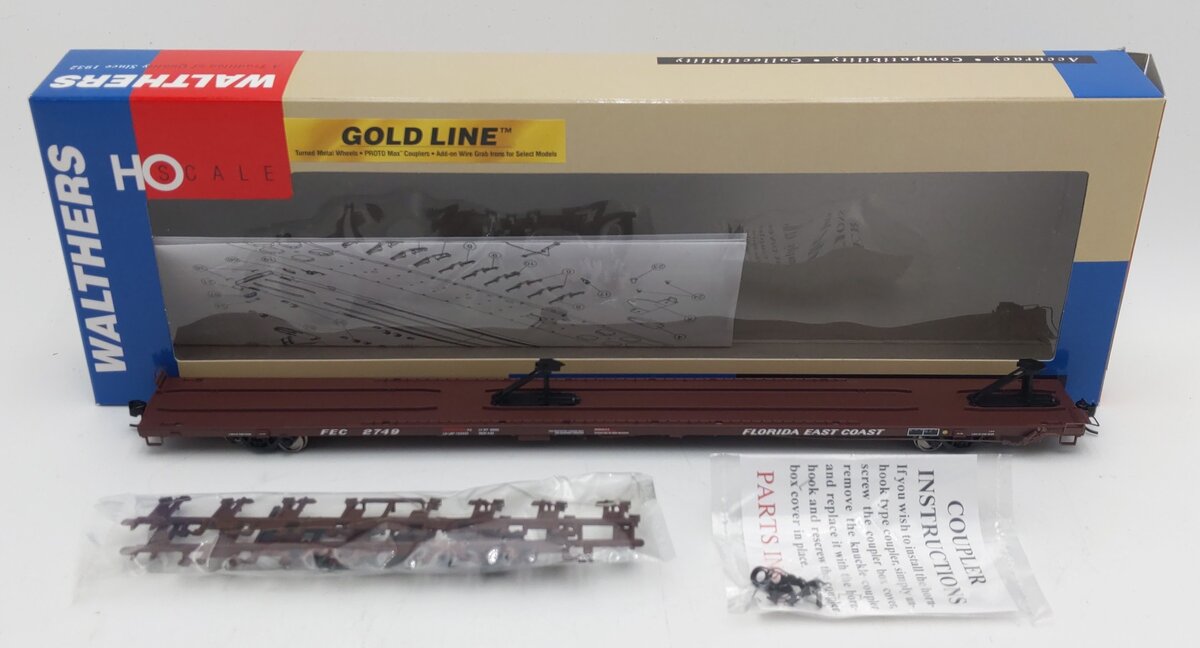 Walthers 932-40808 HO Scale FEC TTWX All Purpose Car W/ACF Hitches #2749 LN/Box