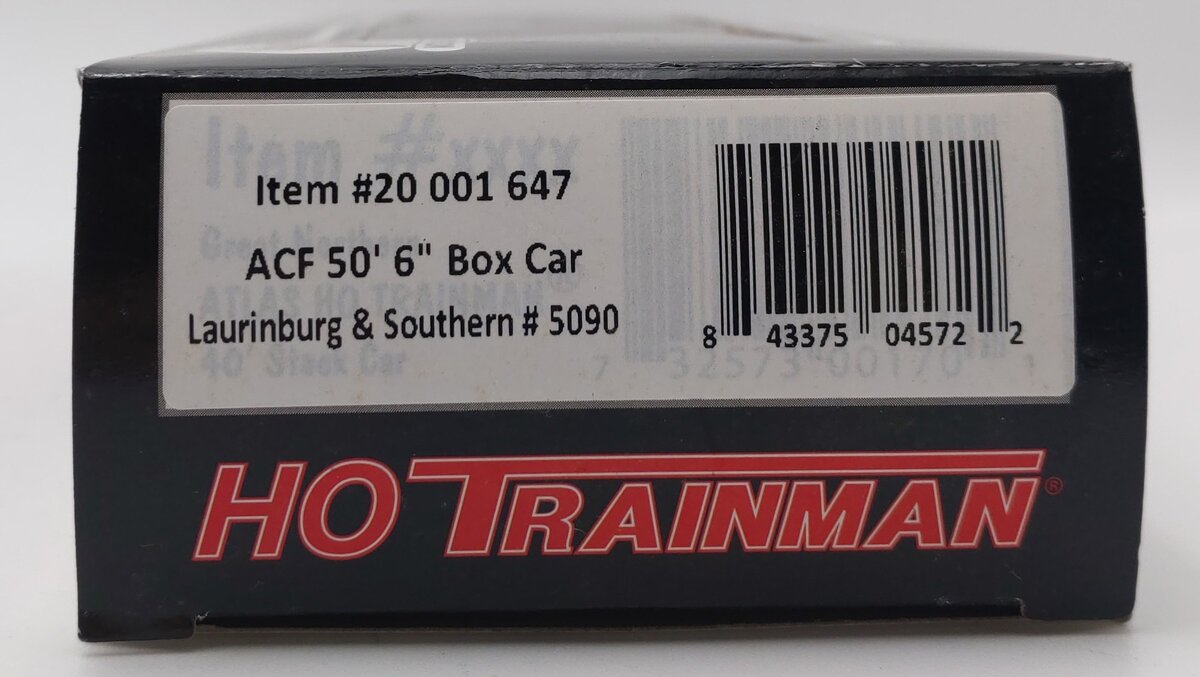 Atlas 20001647 HO Scale Laurinburg & Southern ACF 50' 6
