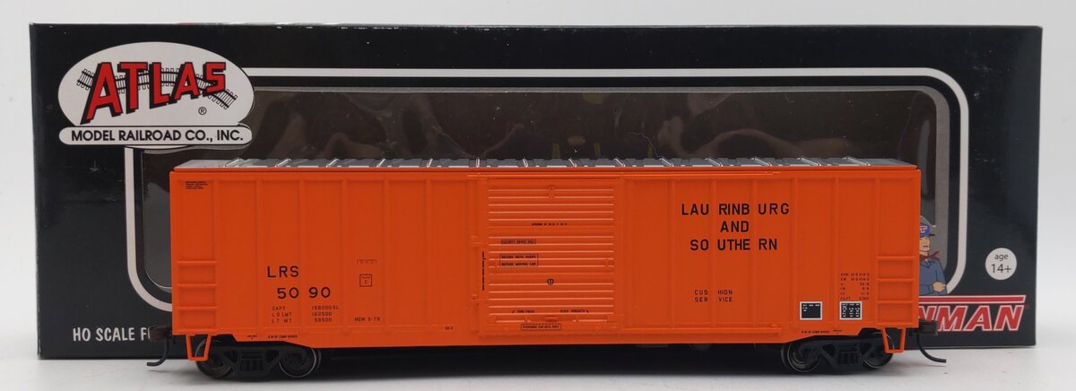 Atlas 20001647 HO Scale Laurinburg & Southern ACF 50' 6" Boxcar #5090 LN/Box