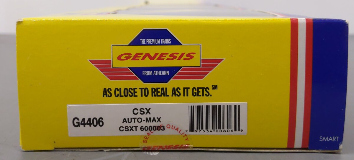 Athearn G4406 HO Scale CSX Auto-Max CSXT Articulated Auto Carriers #600003 EX/Box