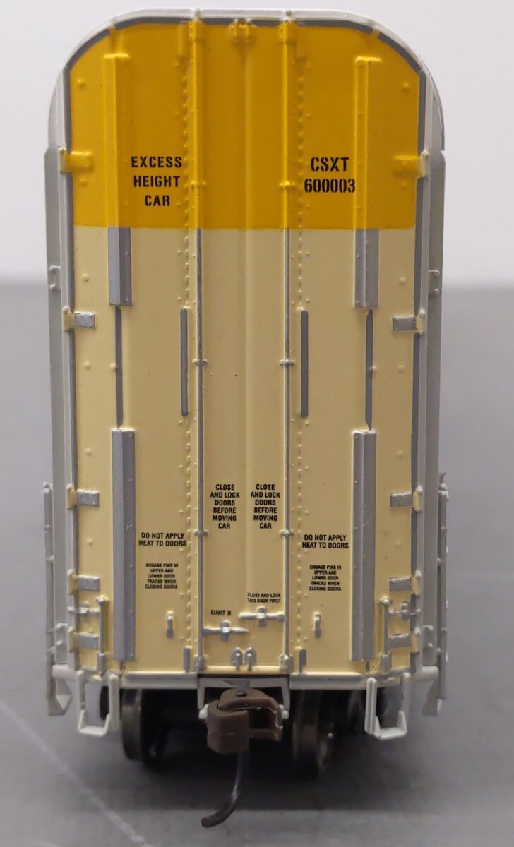 Athearn G4406 HO Scale CSX Auto-Max CSXT Articulated Auto Carriers #600003 EX/Box