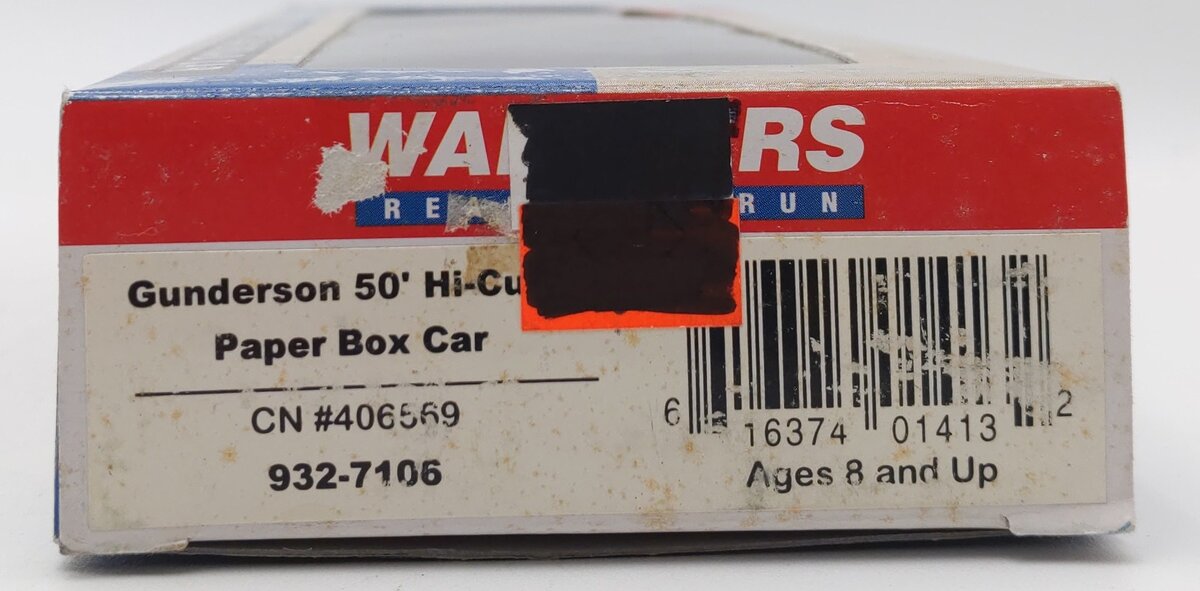 Walthers 932-7106 HO CN Gunderson 50' Hi-Cube Paper Boxcar #406569 LN/Box