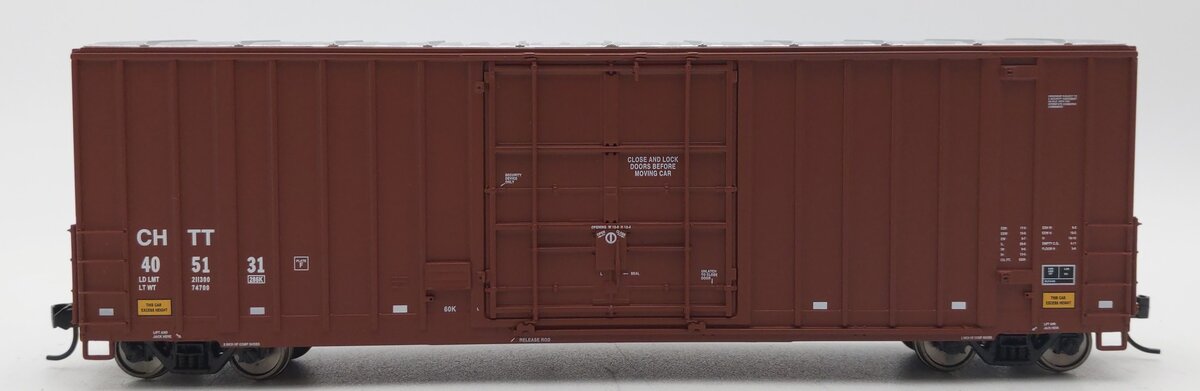 Walthers 932-7146 HO Scale CHTT Gunderson 50' HI-Cube Paper Boxcar #405131 LN/Box