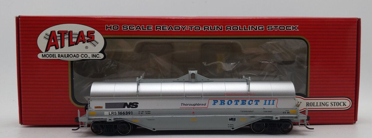 Atlas 20001433 HO Scale LRS 40' Coil Steel Car #166391 LN/Box