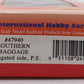 IHC 47940 HO Southern Decatur Corrugated Side Baggage Car #1750 EX/Box