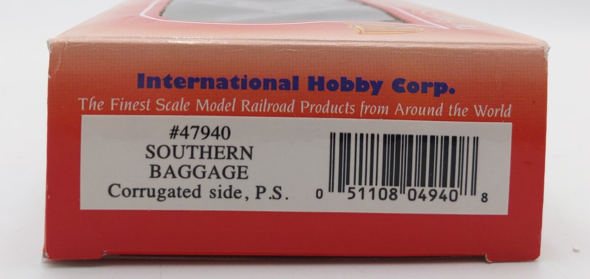 IHC 47940 HO Southern Decatur Corrugated Side Baggage Car #1750 EX/Box