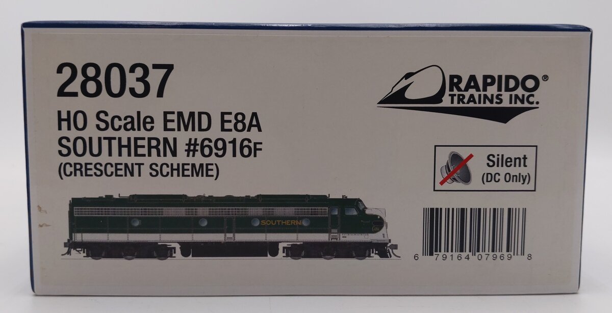 Rapido Trains 28037 HO Southern Crescent EMD E8A Diesel Locomotive #6916F LN/Box