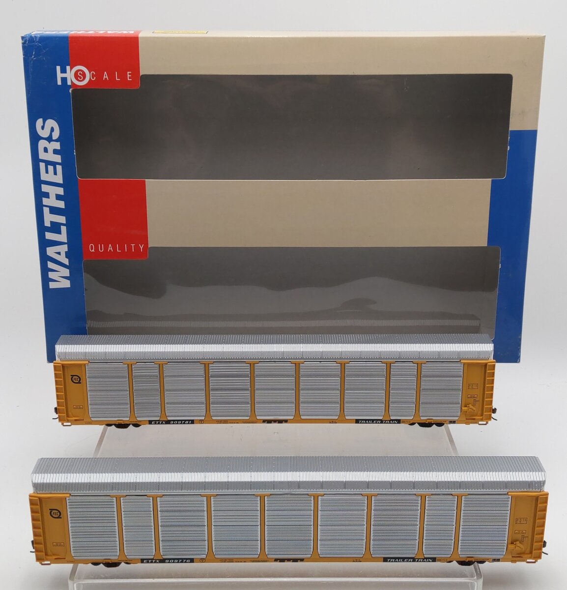 Walthers 932-24870 HO Scale Florida East Coast Thrall 89' Auto Carrier 2 Pack LN/Box