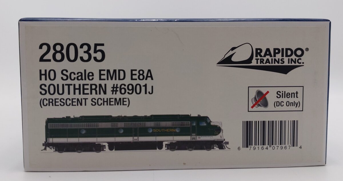 Rapido Trains 28035 HO Southern Crescent EMD E8A Diesel Locomotive #6901J LN/Box