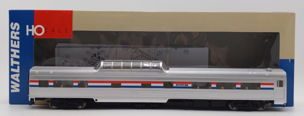 Walthers 932-9099 HO Scale Amtrak Phase 3 St Vista Dome Coach Car EX/Box