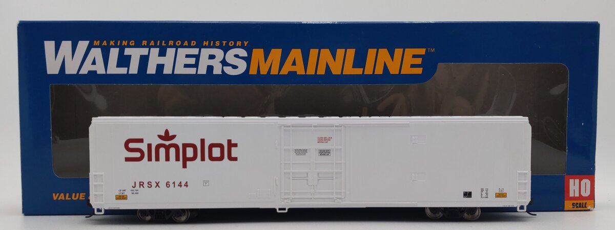 Walthers 910-3704 HO Scale JRSX Simplot 70' Cryogenic Reefer #6144 LN/Box