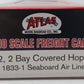 Atlas 1833-1 HO Scale Seaboard Air Lines PS-2, 2 Bay Covered Hopper #30570 LN/Box