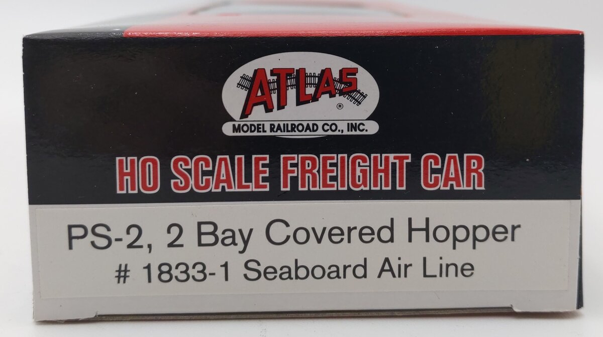 Atlas 1833-1 HO Scale Seaboard Air Lines PS-2, 2 Bay Covered Hopper #30570 LN/Box