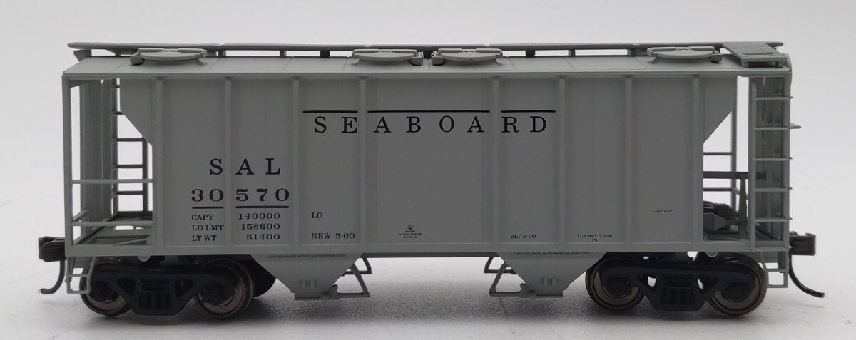 Atlas 1833-1 HO Scale Seaboard Air Lines PS-2, 2 Bay Covered Hopper #30570 LN/Box