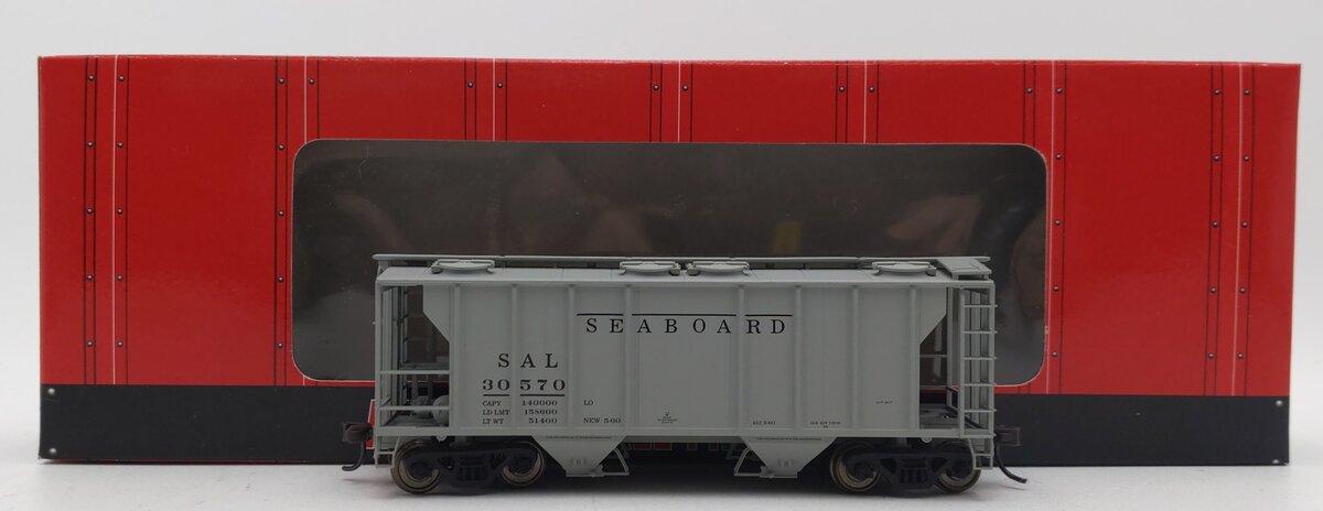 Atlas 1833-1 HO Scale Seaboard Air Lines PS-2, 2 Bay Covered Hopper #30570 LN/Box