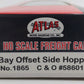 Atlas 1865 HO Scale Chesapeake & Ohio 2 Bay Offset Side Hopper #58601 EX/Box