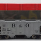 Atlas 1812 HO Scale Baltimore & Ohio 2 Bay Covered Hopper #631386 EX/Box
