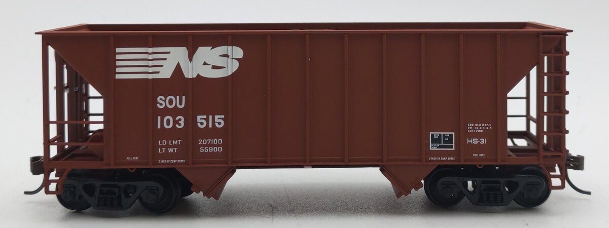 Walthers 932-7401 HO Norfolk Southern Greenville 100T Twin Hopper #103515 LN/Box