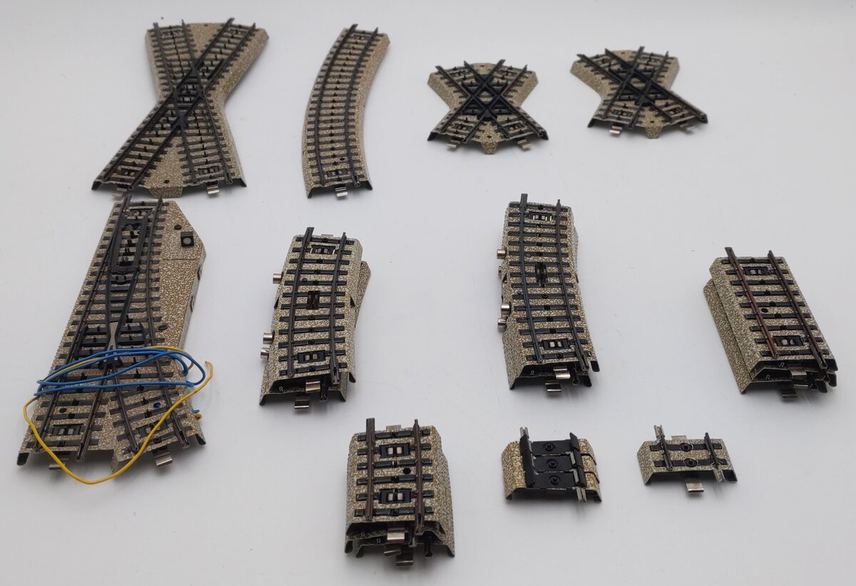 Marklin HO Scale Assorted M Track Sections [19] EX