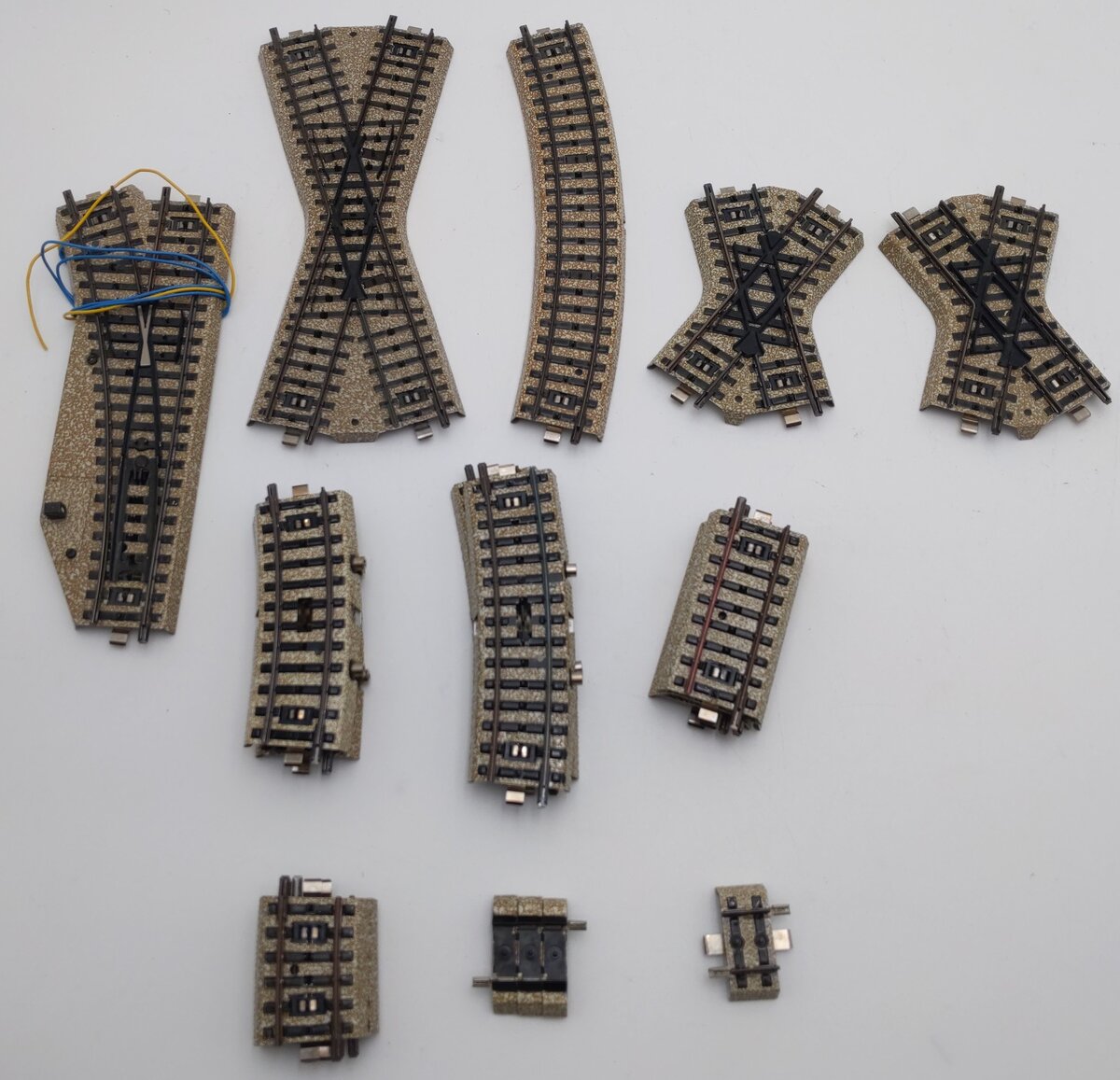 Marklin HO Scale Assorted M Track Sections [19] EX