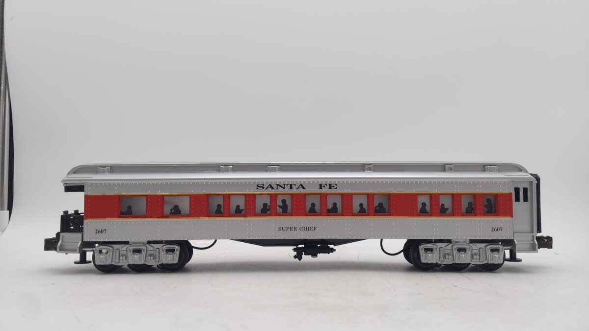 Williams O Gauge Santa Fe "Super Chief" Observation Car #2607 EX