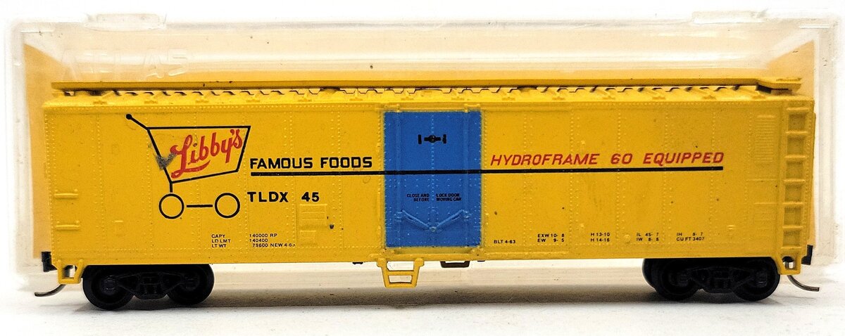 Atlas 3659 N Scale Libby's 50' Mechanical Reefer #45 LN/Box