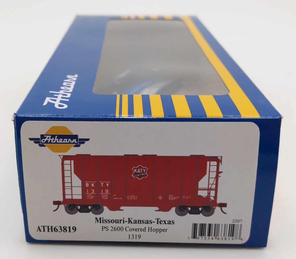 Athearn ATH63819 HO Scale Missouri-Kansas-Texas PS 2600 Covered Hopper #1319 LN/Box