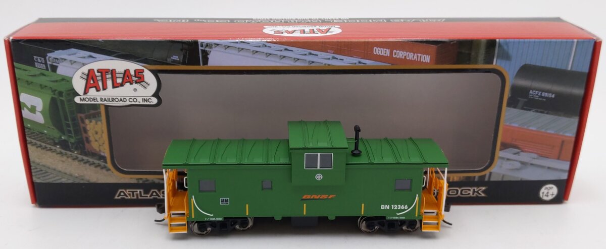 Atlas 20000556 HO Burlington Northern Santa Fe Extended Vision Caboose #12366 LN/Box