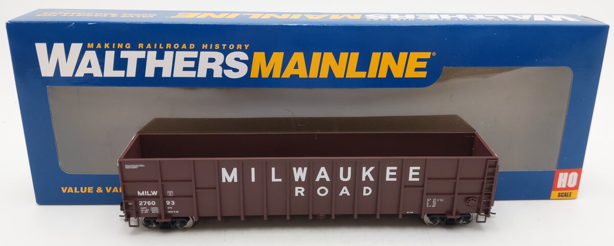 Walthers 910-6118 HO Scale Milwaukee Road 61' Wood Chip Gondola #276093 LN/Box