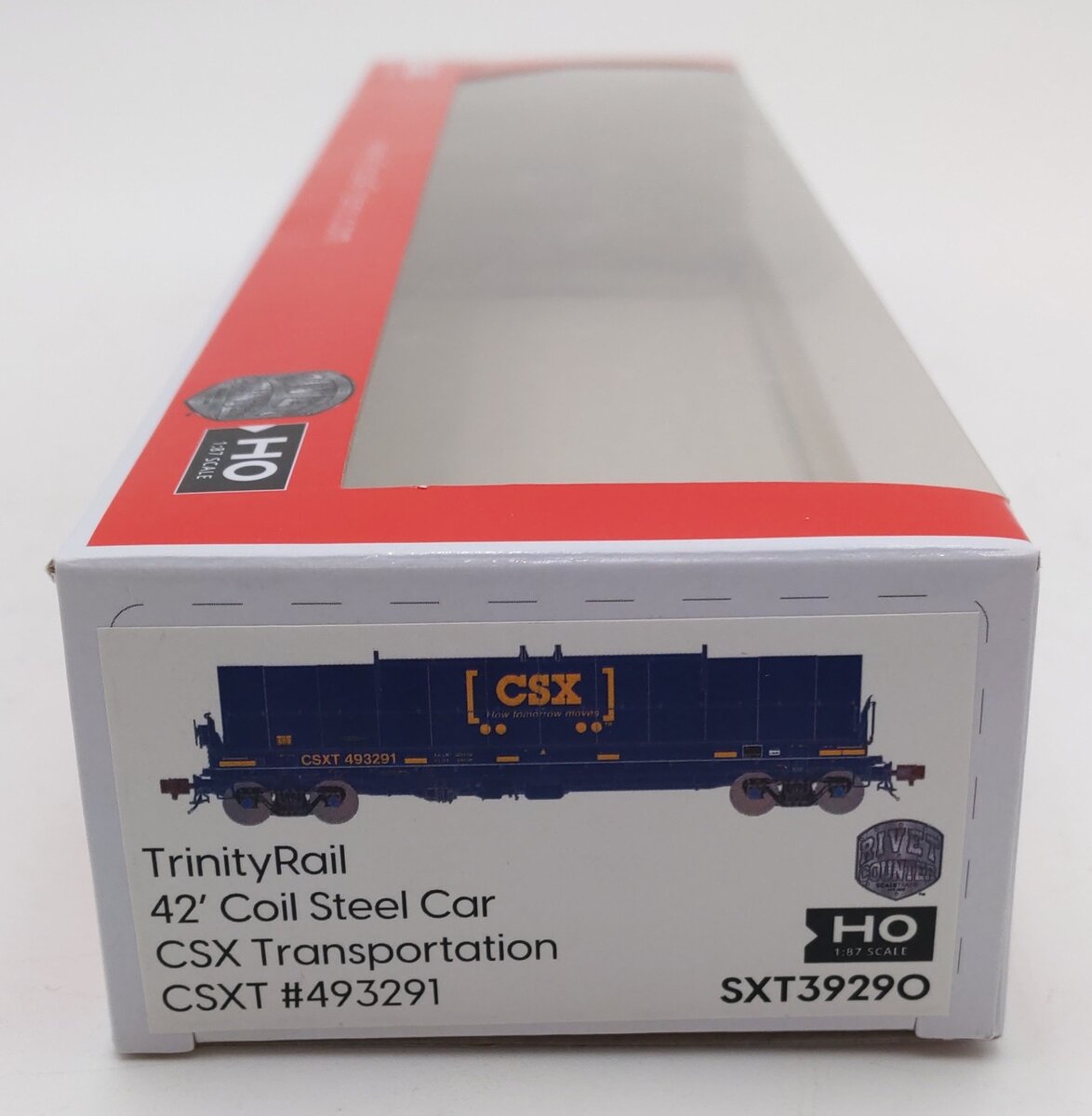 Scale Trains SXT39290 HO Scale CSX Transportation 42' Coil Steel Car #493291 LN/Box