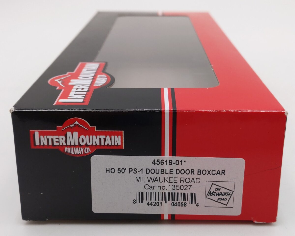 InterMountain 45619-01 HO Scale MILW 50' PS-1 Double Door Boxcar #135027 EX/Box