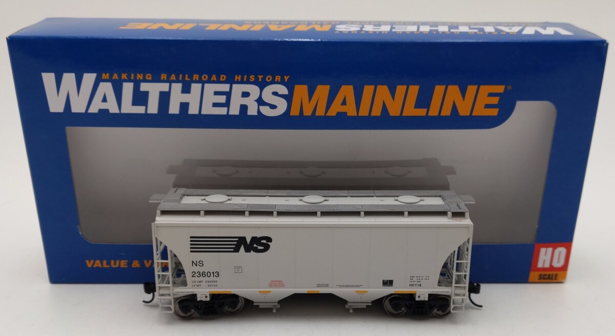 Walthers 910-49317 HO Scale Norfolk Southern 39' Trinity 2-Bay Hopper #236013 LN/Box