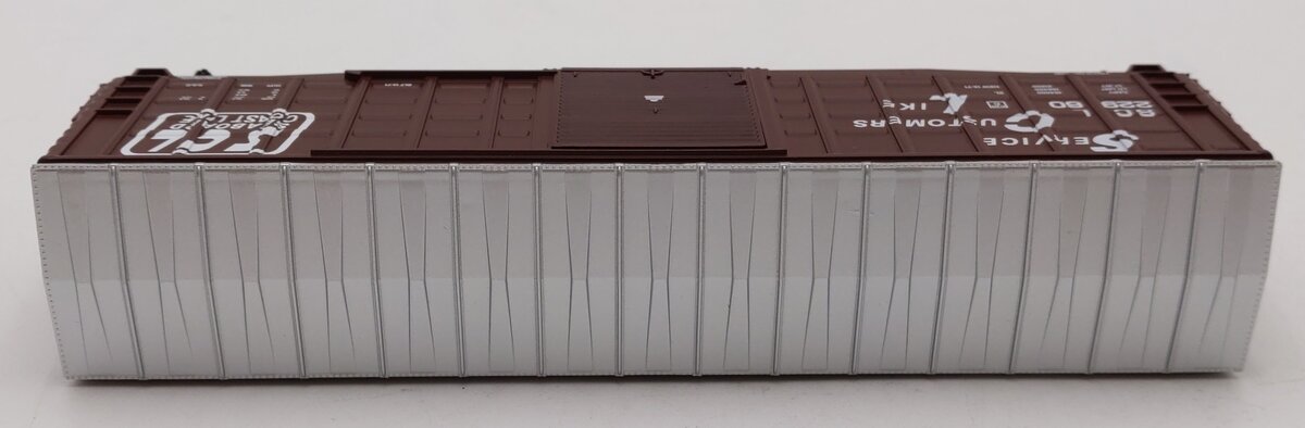 Walthers 910-46719 HO Seaboard Coast Line 50' Waffle Side Boxcar RTR #22960