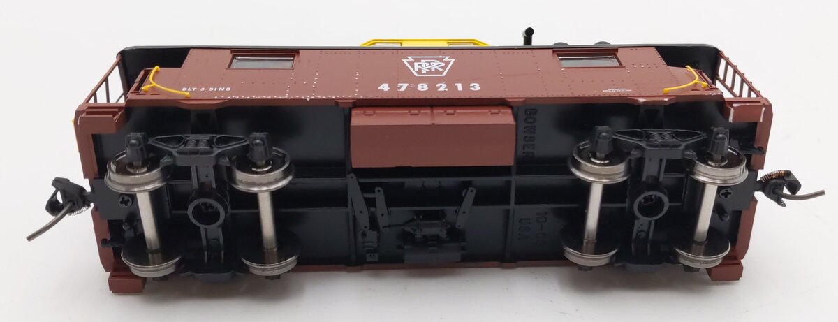Bowser 43415 HO Scale PRR N-8 Caboose with Trainphone #478213 VG/Box
