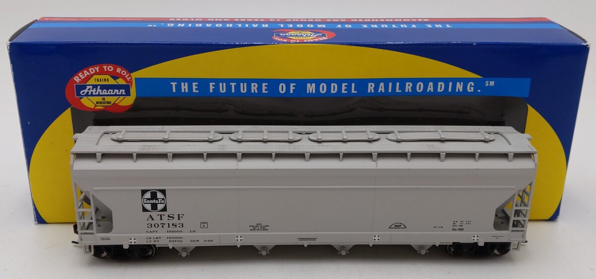 Athearn 72292 HO Scale Santa Fe ACF 5250 Centerflow Hopper #307183 LN/Box